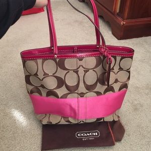 Coach Canvas Tote Bag