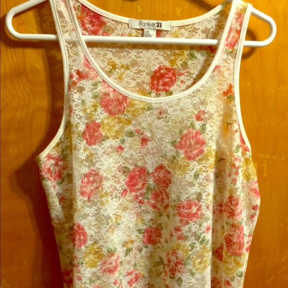 Floral tank top - Picture 1 of 1
