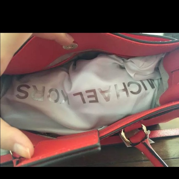 MK Michael Kors Hamilton Satchel Medium (mandarin) - Picture 3 of 4