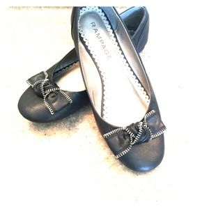 Rampage black flats