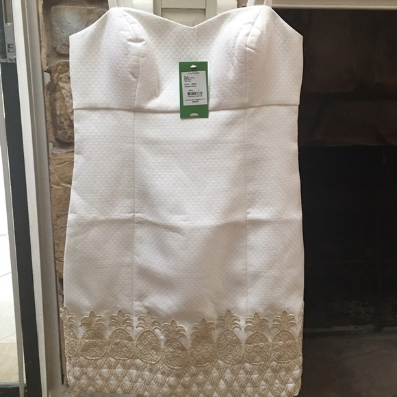 Lilly Pulitzer Lane Dress. Resort White.