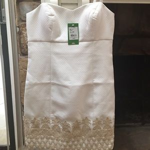 Lilly Pulitzer Lane Dress. Resort White.