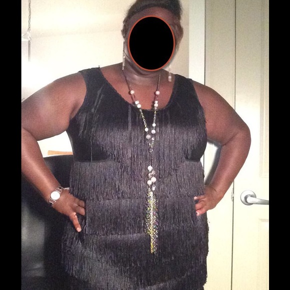 Plus size flapper costume