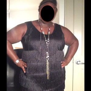 Plus size flapper costume