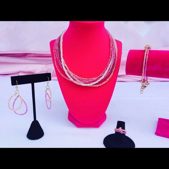 Preppy multi-layer seed beaded EVERYTHING SET!