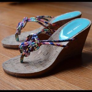 NWT Gianni Bini flip flop wedges size 7