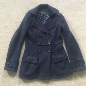 Navy pea coat