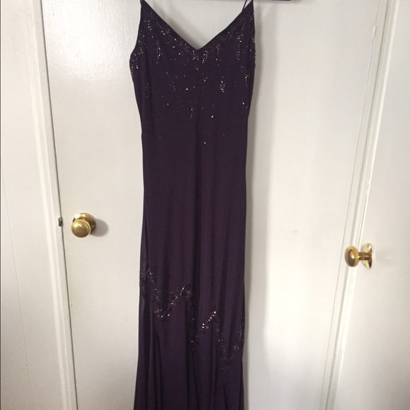 Deep Purple Evening Gown