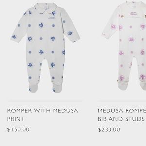 Versace romper in 6 months| New with tags