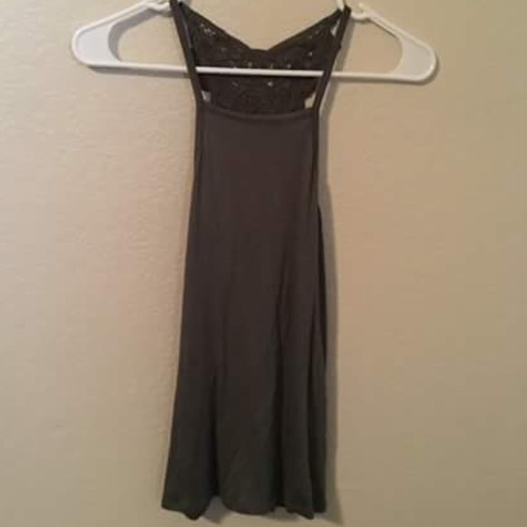 Tillys Green Tank Top