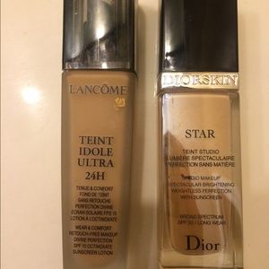 Two bottles of foundation