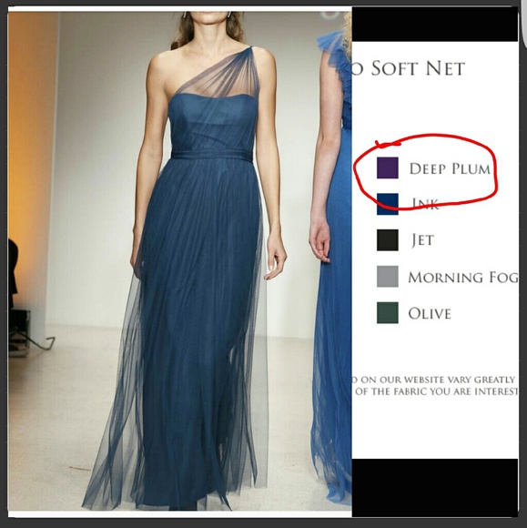 Alfred Angelo Dresses & Skirts - Alfred Angelo Plum Single Shoulder Gown