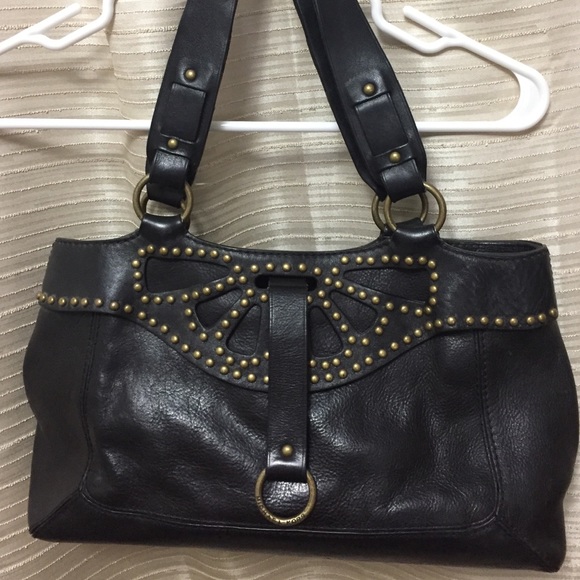 Michael Kors black leather