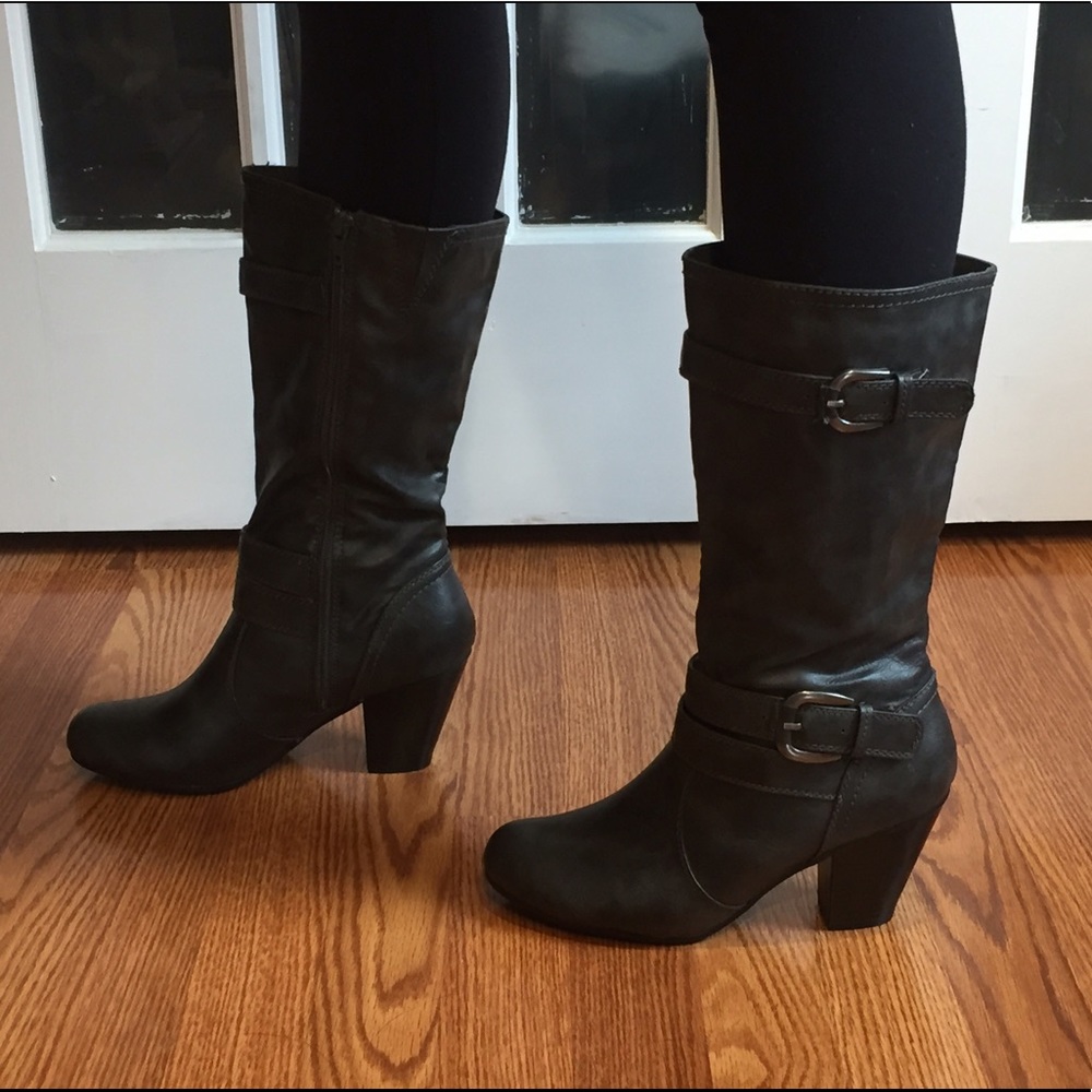 Relativity leather boots