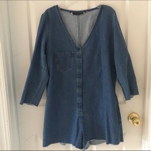 Zara denim jumpsuit