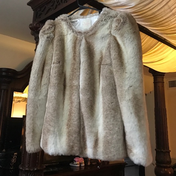 Faux fur coat
