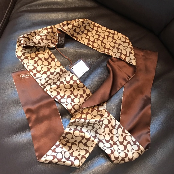 Coach hair scarf. New with tags!