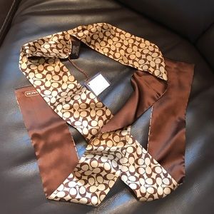 Coach hair scarf. New with tags!