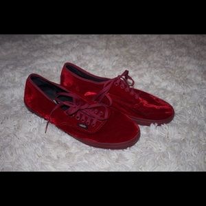 Vans - Red velvet from the Jessie Jo Stark line