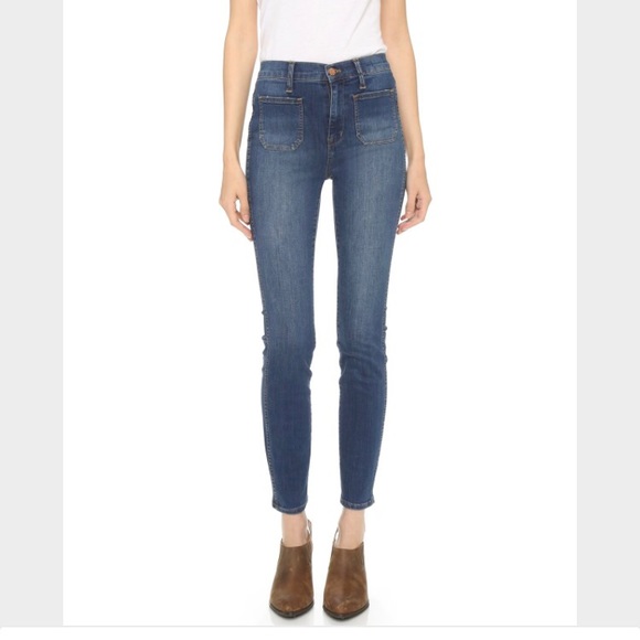 Madewell Skinny Skinny High Rise (9") Sailor Jeans