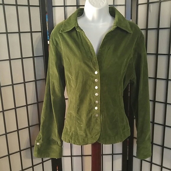 Green cordoury.jacket - Picture 1 of 3