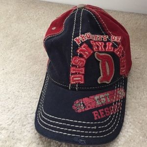 Authentic Disneyland Hat - Red and Blue