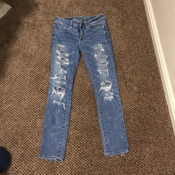 American eagle super stretch ankle jeggings