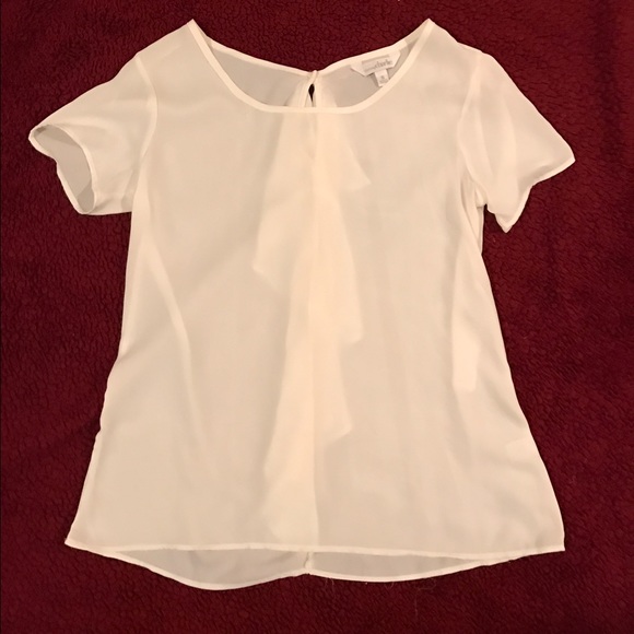 off White flowy top from charming Charlie's