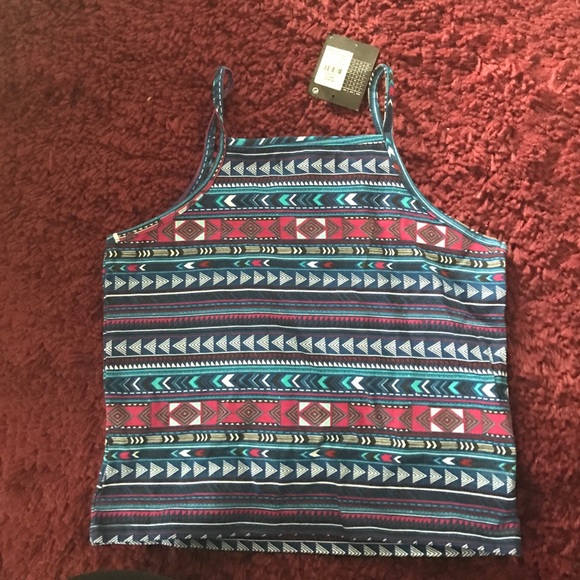 Print Crop top - Picture 2 of 2