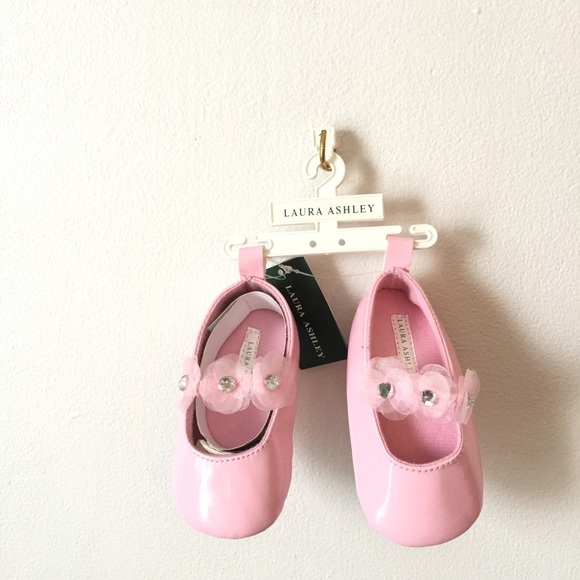Laura Ashley Pink Flower Shoes.