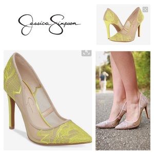 Jessica Simpson- Camba in Electric Yellow