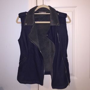 denim vest
