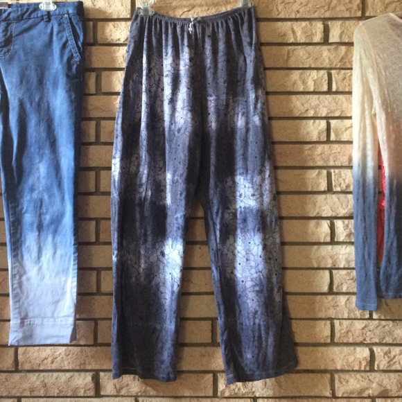 Purple Tie Dye Lounge Pants, M