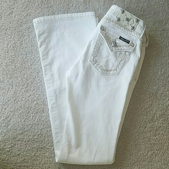 Miss Me White Jeans