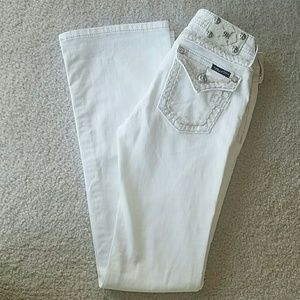 Miss Me White Jeans
