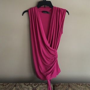 Criss cross tie tank. Dressy or casual
