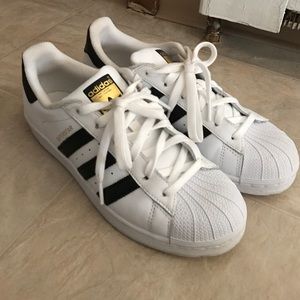 Adidas superstar shoe!