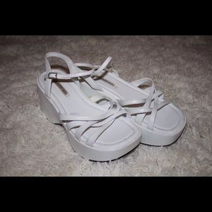 Vintage Classified Platform Sandals