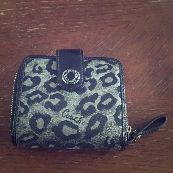 Coach ocelot wallet