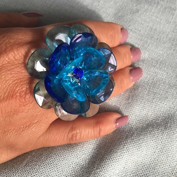 Flower ring / Sparkling 🌠 - Picture 5 of 5