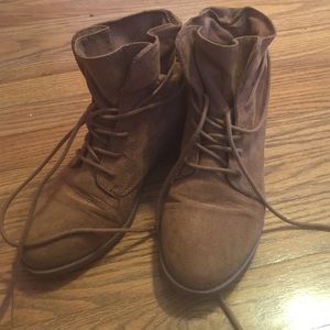 Brown booties