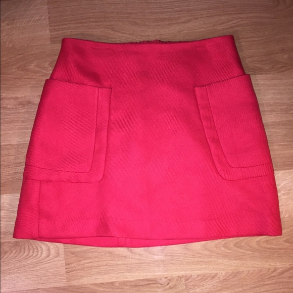 Red Express High-waisted Skirt