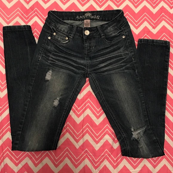 Almost Famous Skinny Jeans -- Size 1