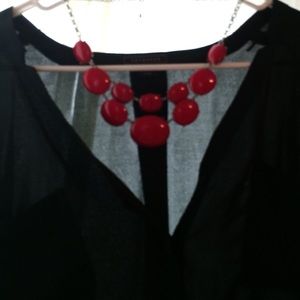 Statement necklace.