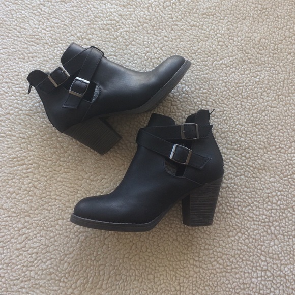 Maurices Faux Leather Booties