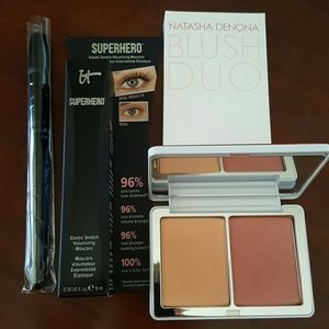 Makeup Bundle - It Cosm. Superhero, NatashaD Blush
