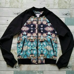 Floral Lightweight Bomber Jacket