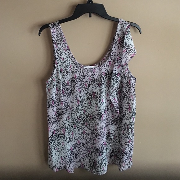 BCBG sheer top