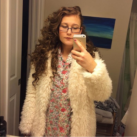 Big & Puffy white coat
