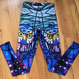 Black Milk Glass Owl Leggings